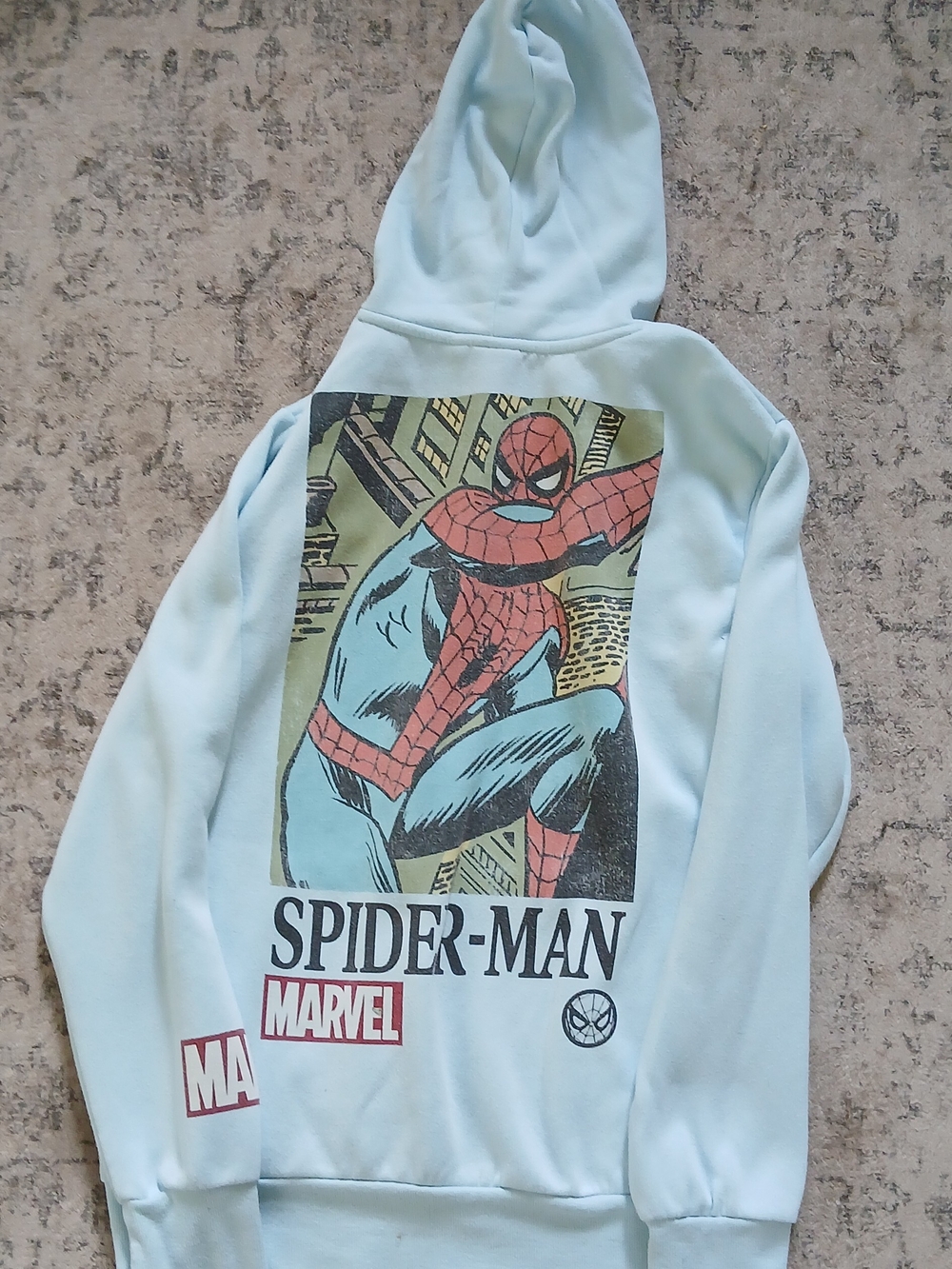 Men's Marvel Spider-Man Comic Graphic Hoodie